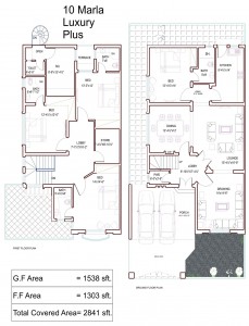 10 Marla House Plans