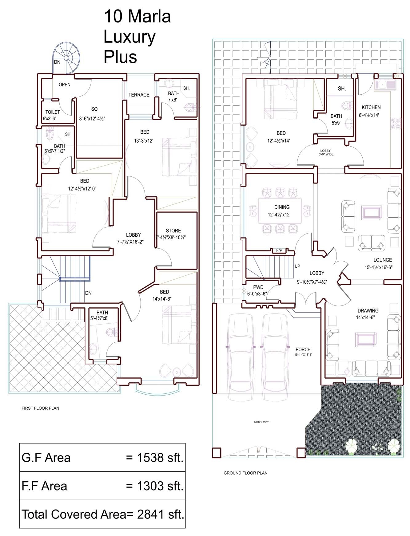 10 Marla House Plans Civil Engineers PK 10 Marla House Plans Civil Engineers PK
