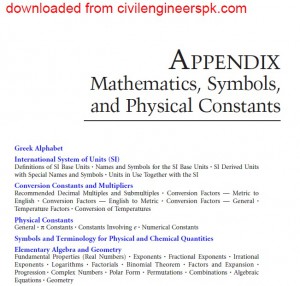Mathematics -The Civil Engineering Handbook