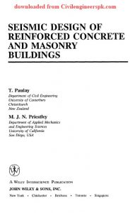 SEISMIC DESIGN OF REINFORCED CONCRETE AND MASONRY BUILDINGS