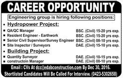 Carrier Opportunities in Engineering Group
