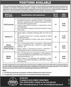 Positions Available in Planning and Development Department