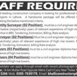 Civil Engineers Required Fresh and Experienced
