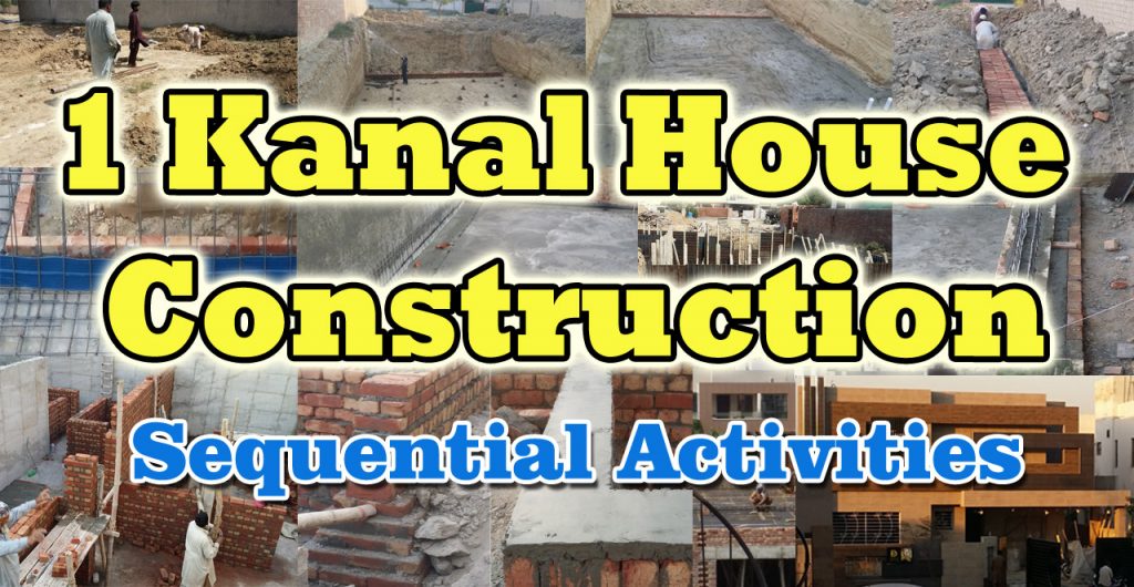 1 Kanal House Construction Activities