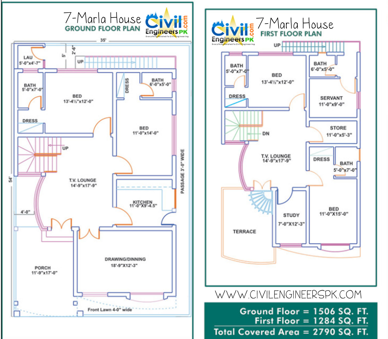 plan-7-marla-house-civil-engineers-pk