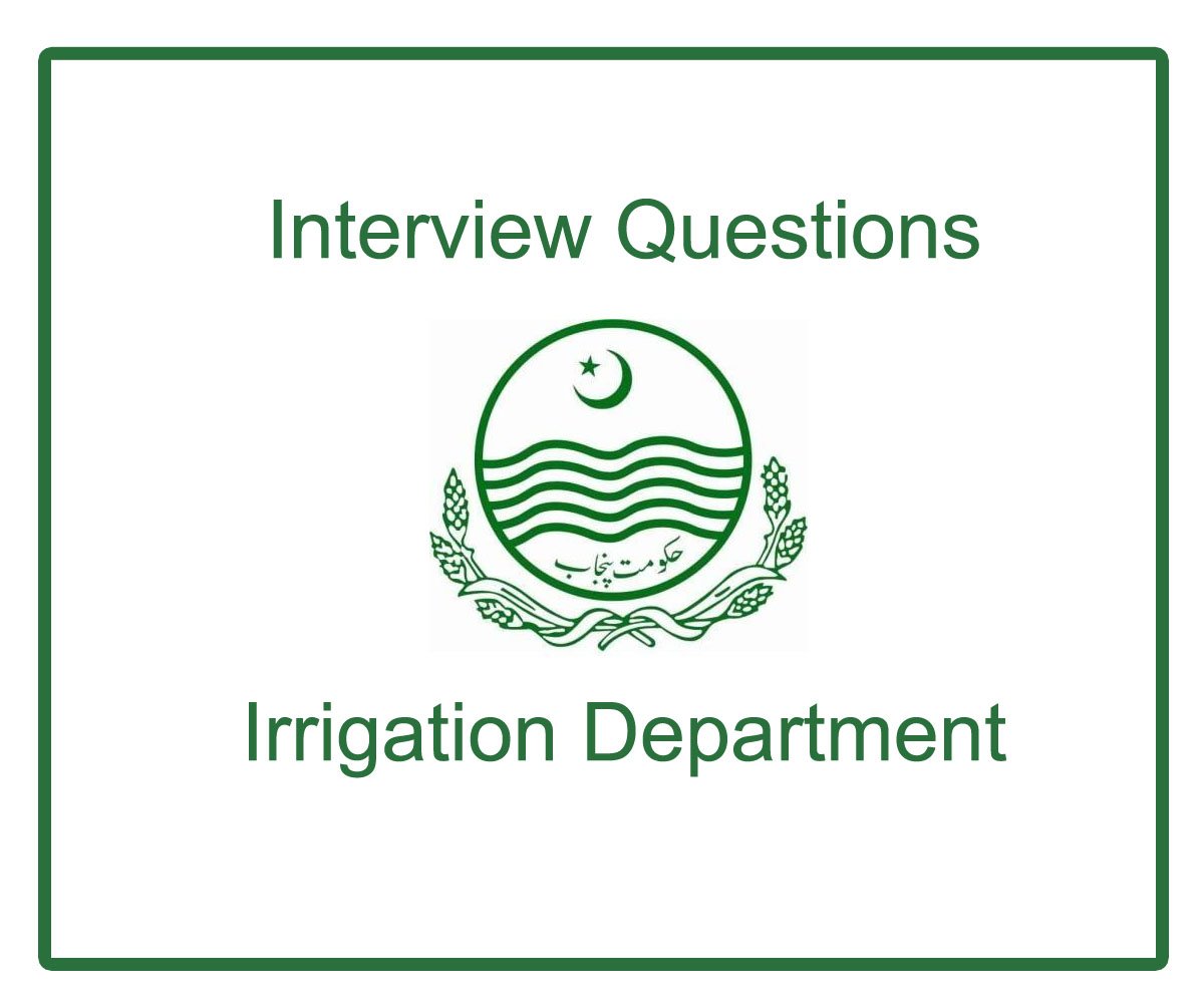 PPSC Interview Questions Irrigation Department - Civil Engineers PK